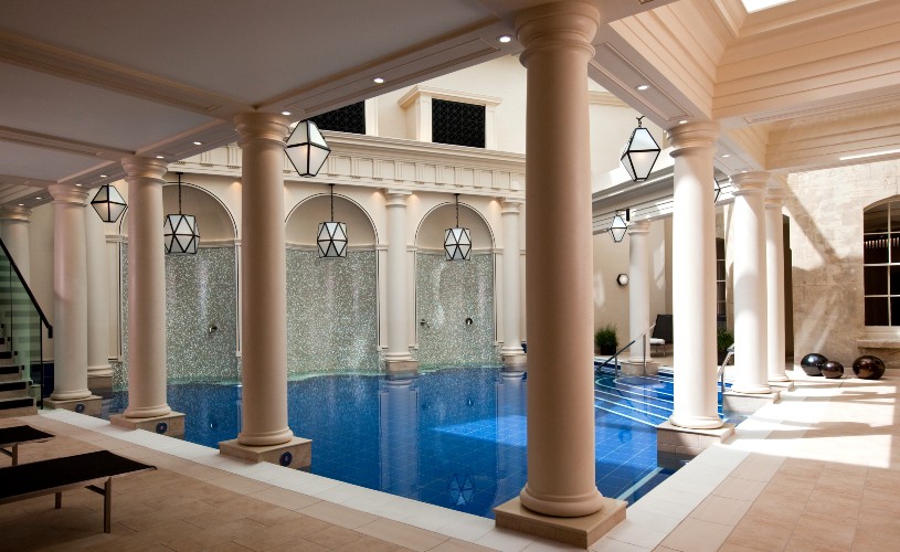 Indoor pool at the Gainsborough Spa Village